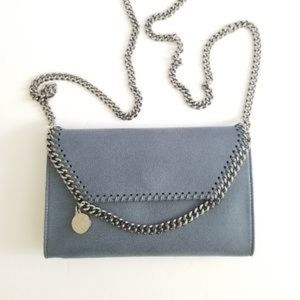 Stella McCartney Mini Falabella Blue Crossbody Bag